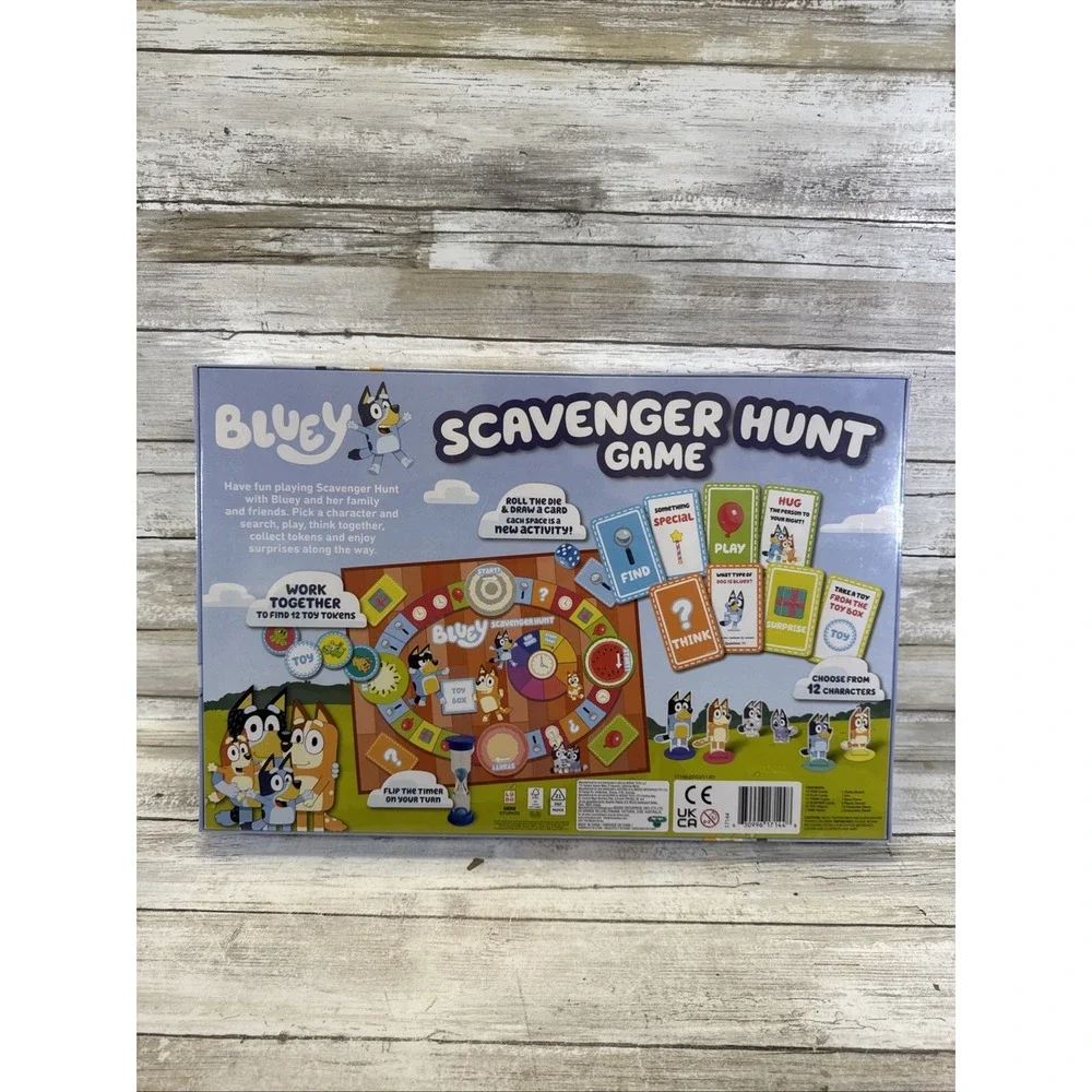 Bluey Scavenger Hunt Board Game Ages 3+ - NEW / SEALED